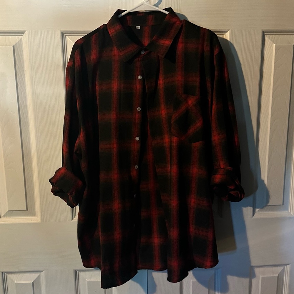 Men’s Plaid Button Up